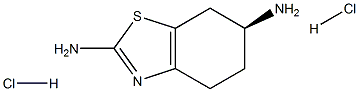 (S)-4,5,6,7-Tetrahydrobenzo[d]thiazole-2,6-diaMine dihydrochloride Struktur