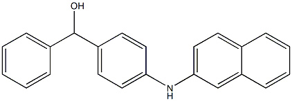 (4-(Naphthalen-2-ylaMino)phenyl)(phenyl)Methanol Struktur