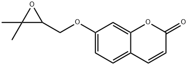 7-[(3,3-Dimethyl-2-oxiranyl)methoxy]-2H-1-benzopyran-2-one Struktur