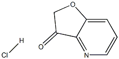 Furo[3,2-b]pyridin-3(2H)-one hydrochloride Struktur