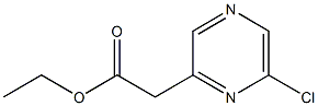 Ethyl2-(6-chloropyrazin-2-yl)acetate Struktur