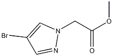 Methyl 2-(4-broMo-1H-pyrazol-1-yl)acetate Struktur