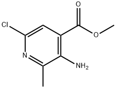 Methyl 3-aMino-6-chloro-2-Methylisonicotinate Struktur