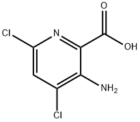 3-AMino-4,6-dichloropicolinic acid Struktur