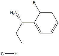 (S)-1-(2-Fluorophenyl)propan-1-aMine hydrochloride Struktur