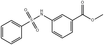 Methyl 3-benzenesulfonaMidobenzoate 結(jié)構(gòu)式