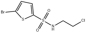 5-BroMo-thiophene-2-sulfonic acid (2-chloro-ethyl)-aMide Struktur