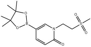 1-[2-(Methylsulfonyl)ethyl]-6-oxo-1,6-dihydropyridine-3-boronic Acid Pinacol Ester Struktur