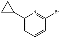 2-broMo-6-cyclopropylpyridine Struktur