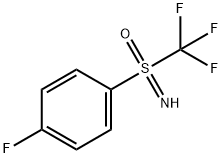 S-trifluoromethyl-p-fluorophenylsulfoximine Struktur