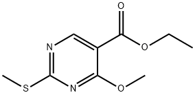 ethyl 4-Methoxy-2-(Methylthio)pyriMidine-5-carboxylate Struktur