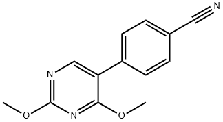 4-(2,4-DiMethoxypyriMidin-5-yl)benzonitrile Struktur