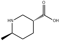 (3R,6R)-6-Methylpiperidine-3-carboxylic acid hydrochloride Struktur