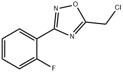 5-(ChloroMethyl)-3-(2-fluorophenyl)-1,2,4-oxadiazole Struktur