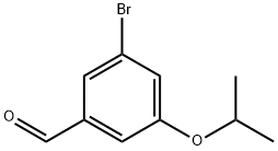 3-BroMo-5-isopropoxybenzaldehyde Struktur