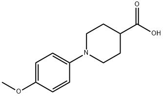 1-(4-Methoxyphenyl)piperidine-4-carboxylic acid Struktur