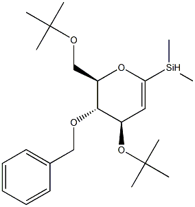 4-O-Benzyl-3,6-di-O-tert-butyldiMethylsilyl-D-glucal, 97% Struktur