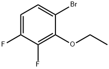 1-BroMo-2-ethoxy-3,4-difluorobenzene Struktur