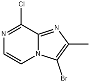 3-BroMo-8-chloro-2-MethyliMidazol[1,2-a]pyrazine Struktur