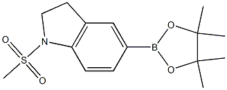 1-(Methylsulfonyl)-5-(4,4,5,5-tetraMethyl-1,3,2-dioxaborolan-2-yl)indoline Struktur