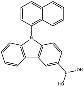 N-(1-萘基)咔唑硼酸, 1133057-97-2, 結(jié)構(gòu)式