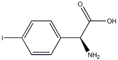 (S)-2-AMino-2-(4-iodophenyl)acetic acid Struktur