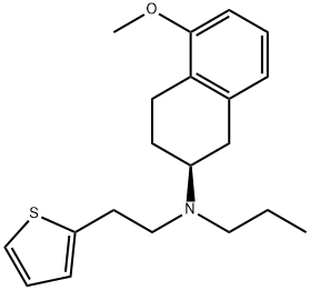 (S)-5-Methoxy-N-propyl-N-(2-(thiophen-2-yl)ethyl)-1,2,3,4-tetrahydronaphthalen-2-aMine Struktur