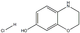 3,4-Dihydro-2H-1,4-benzoxazin-7-ol hydrochloride Structure