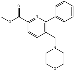 Methyl 5-(MorpholinoMethyl)-6-phenylpicolinate Struktur