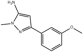 5-(3-Methoxyphenyl)-2-Methylpyrazol-3-aMine Struktur