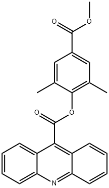 2,6-DiMethyl-4-(Methoxycarbonyl)phenyl Acridine-9-carboxylate Struktur