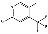 2-BroMo-5-fluoro-4-(trifluoroMethyl)pyridine Struktur