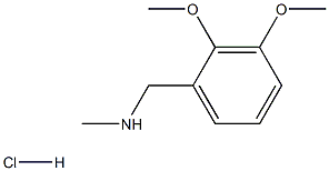 1-(2,3-DiMethoxyphenyl)-N-MethylMethanaMine hydrochloride Struktur