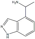 1H-Indazole-4-MethanaMine, a-Methyl- Struktur