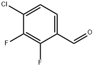 4-Chloro-2,3-difluorobenzaldehyde Struktur