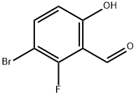 3-bromo-2-fluoro-6-hydroxybenzaldehyde Struktur