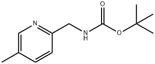 tert-Butyl ((5-Methylpyridin-2-yl)Methyl)carbaMate Struktur