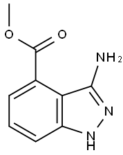 3-AMino-1H-indazole-4-carboxylic acid Methyl ester Struktur