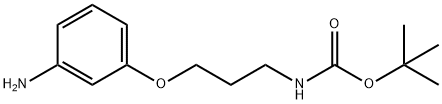 3-(3-N-Boc-aMinopropoxy)aniline Struktur