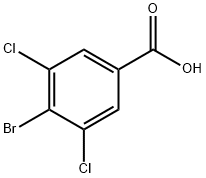 4-BroMo-3,5-dichlorobenzoic acid Struktur