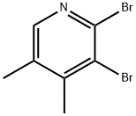 2,3-DibroMo-4,5-diMethylpyridine Struktur