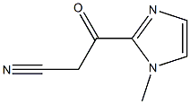 3-(1-Methyl-1H-iMidazol-2-yl)-3-oxopropanenitrile Struktur