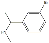 1-(3-broMophenyl)-N-MethylethanaMine Struktur