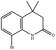 8-BroMo-4,4-diMethyl-3,4-dihydroquinolin-2(1H)-one Struktur