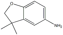 3,3-diMethyl-2,3-dihydrobenzofuran-5-aMine Struktur