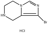 1-BROMO-5,6,7,8-TETRAHYDROIMIDAZO[1,5-A]PYRAZINE HYDROCHLORIDE Struktur