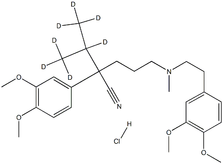 VerapaMil-d7 Hydrochloride Struktur