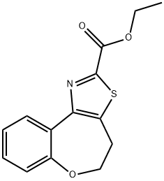 [1]Benzoxepino[5,4-d]thiazole-2-carboxylic acid, 4,5-dihydro-, ethyl ester Struktur