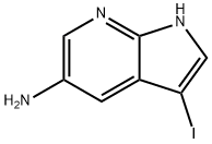 5-AMino-3-iodo-7-azaindole Struktur