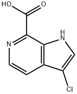 3-Chloro-6-azaindole-7-carboxylic acid Struktur